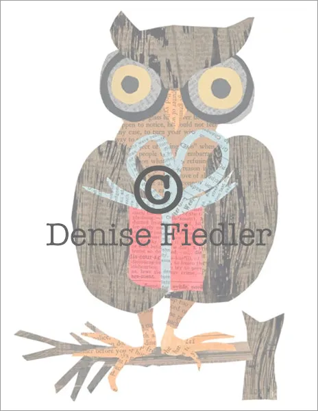Owl With Gift