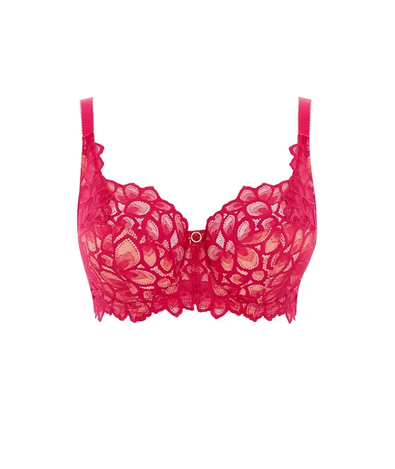 Panache Allure Underwired Full Cup Bra - Raspberry