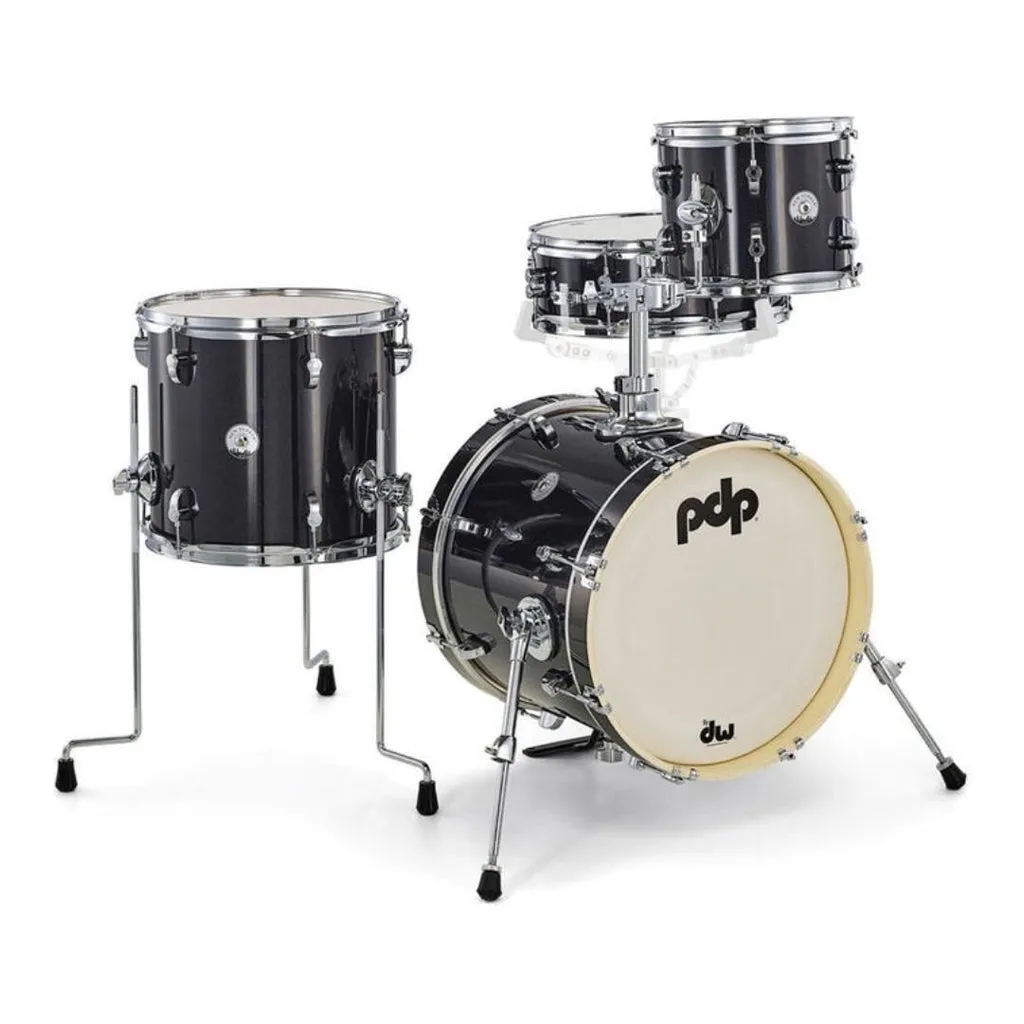 PDP "New Yorker" 4-Piece Shell Pack - Black Onyx