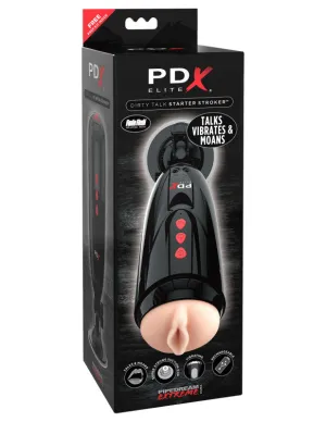 PDX Elite Naughty Talk Stroker
