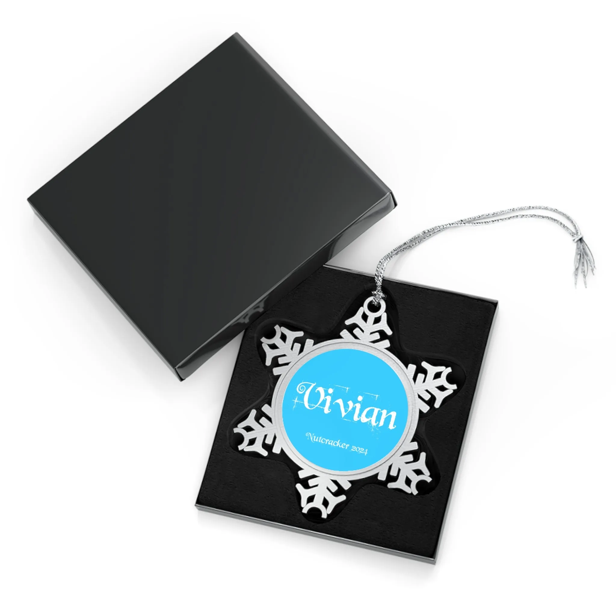 Pewter Snowflake Ornament- Vivian