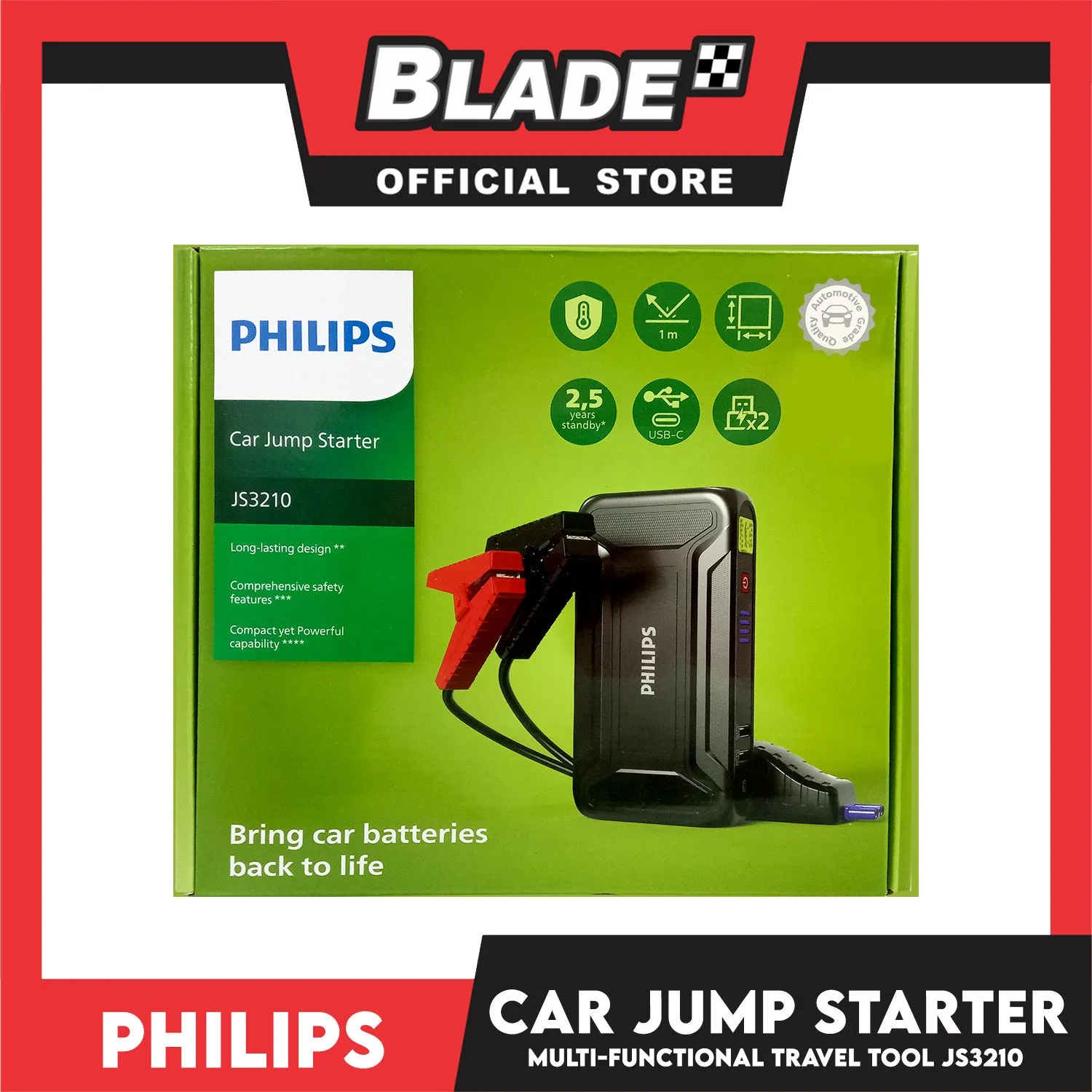 Philips Car Jump Starter JS3210 LUMJS3210X1