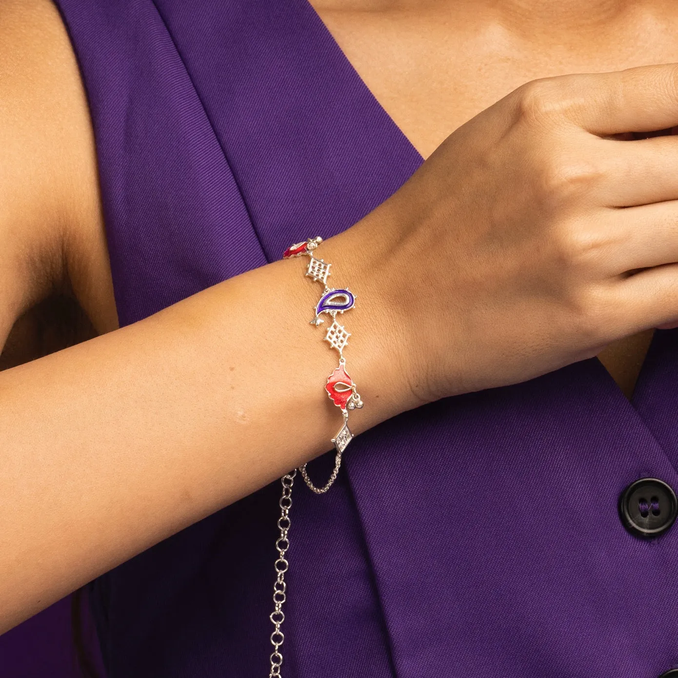 Phulpatti Silver Bracelet/Anklet By Moha