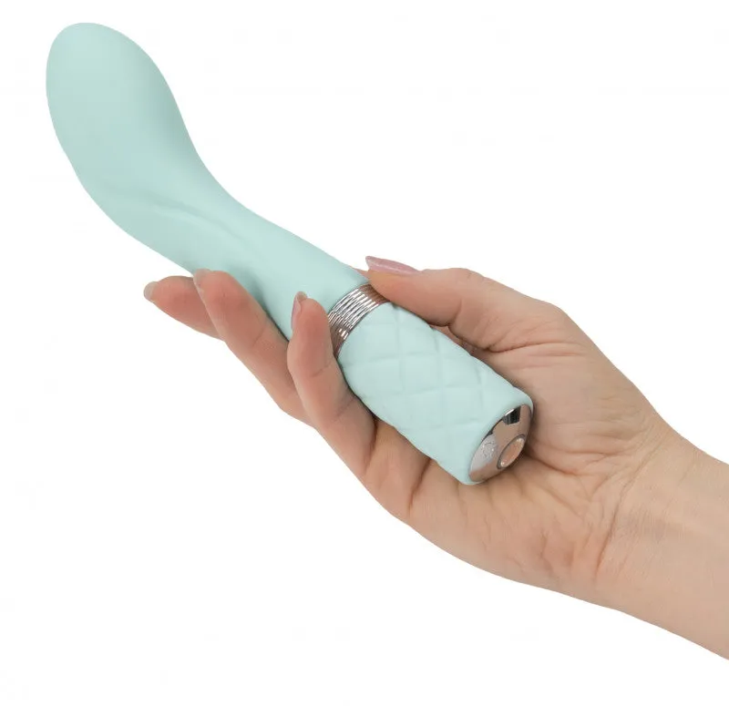 Pillow Talk Sassy G-Spot Vibe With Swarovski Crystal - Teal