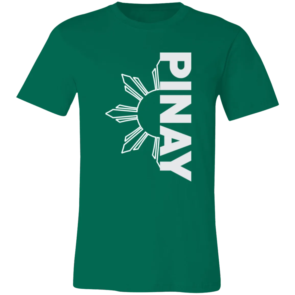 Pinay in Vertical Half Sun Unisex Jersey T-Shirt