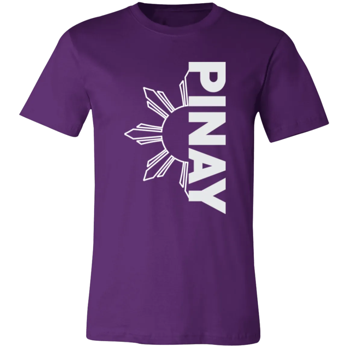 Pinay in Vertical Half Sun Unisex Jersey T-Shirt