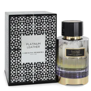 Platinum Leather by Carolina Herrera Eau De Parfum Spray (Unisex) 3.4 oz