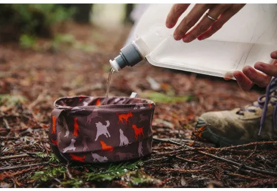 P.L.A.Y Pet Outdoor Travel Bowl for Dogs, Vanilla