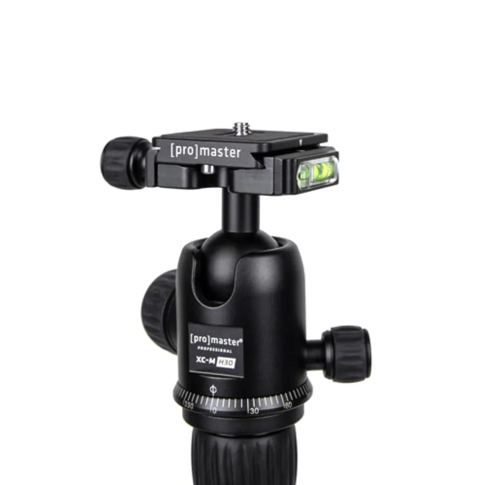 Promaster XC-M 525CK Professional Carbon Fiber Tripod Kit with Head | Black