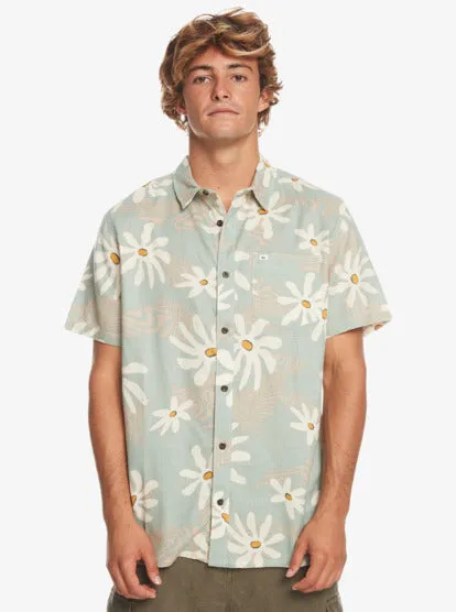 Quiksilver Trippy Floral SS Tee - Iceberg Green Trippy FL