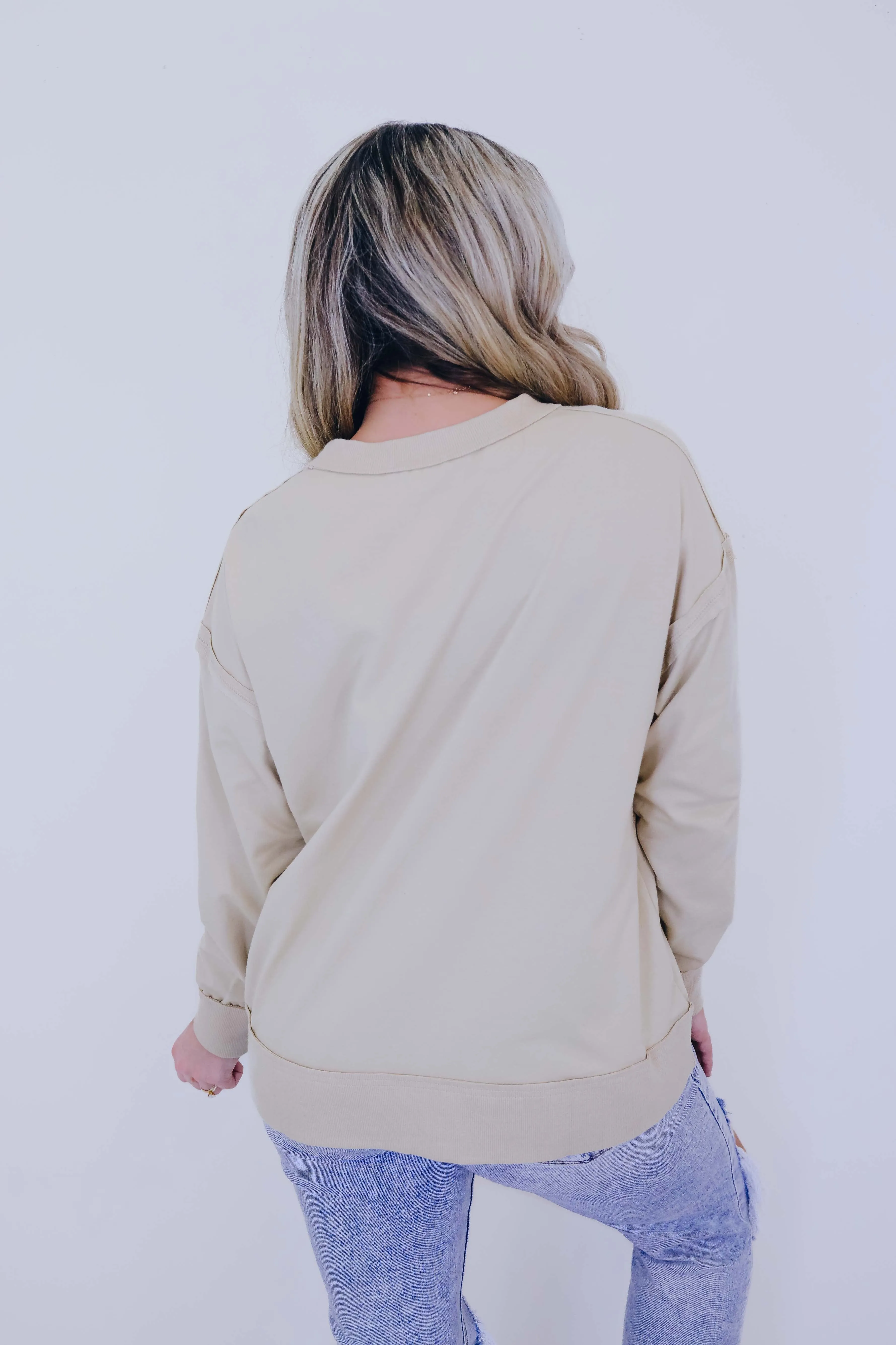 "Fall Means Football" Sequin Pullover Top - 2 Colors