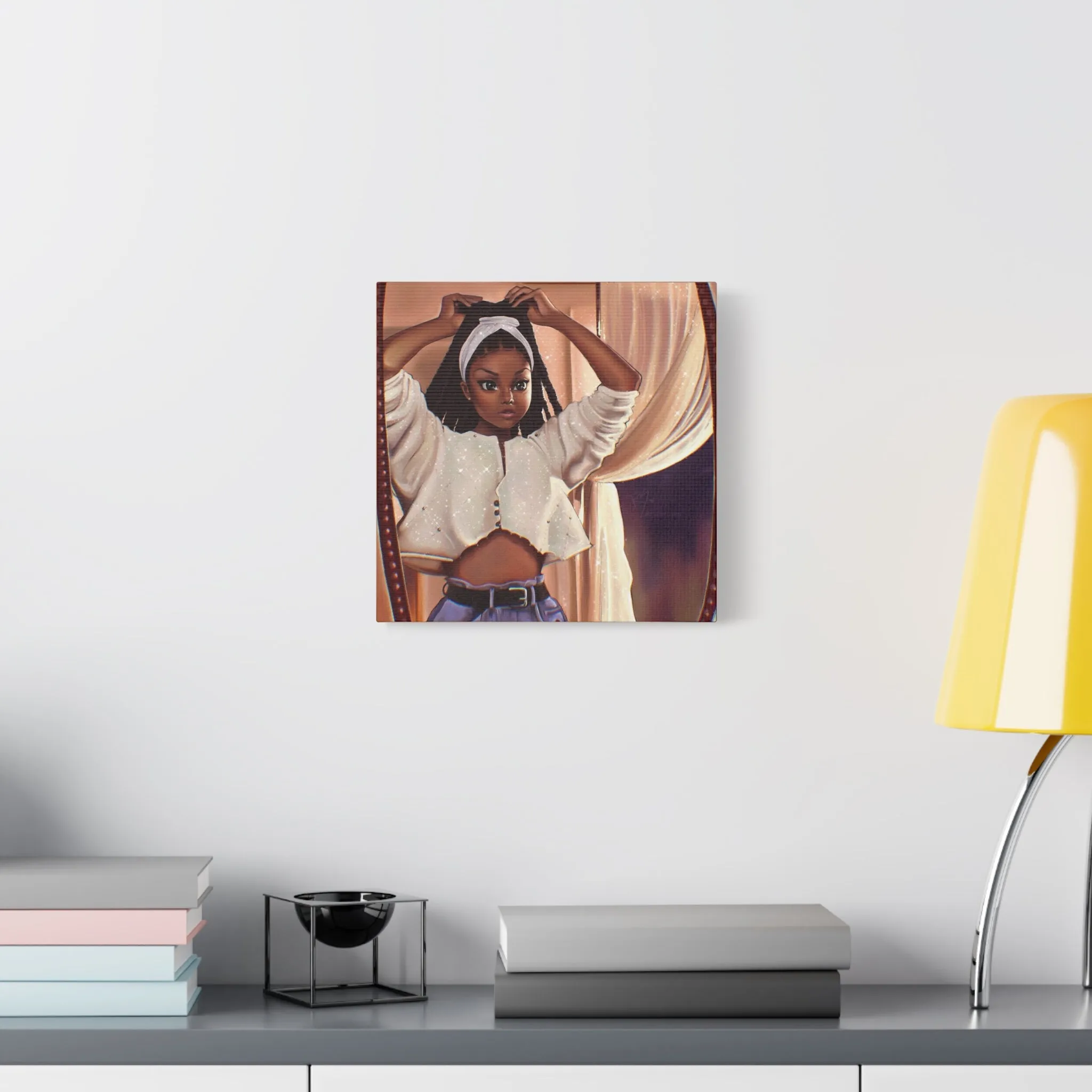 "Justice" Janet Jackson - Nostalgic 90s Matte Canvas, Stretched, 1.25"