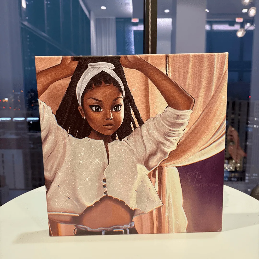"Justice" Janet Jackson - Nostalgic 90s Matte Canvas, Stretched, 1.25"