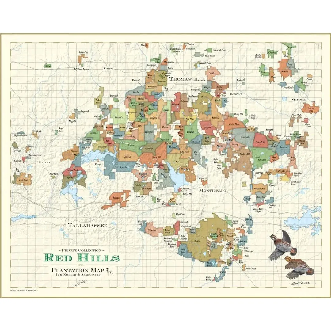 Red Hills Plantation Map