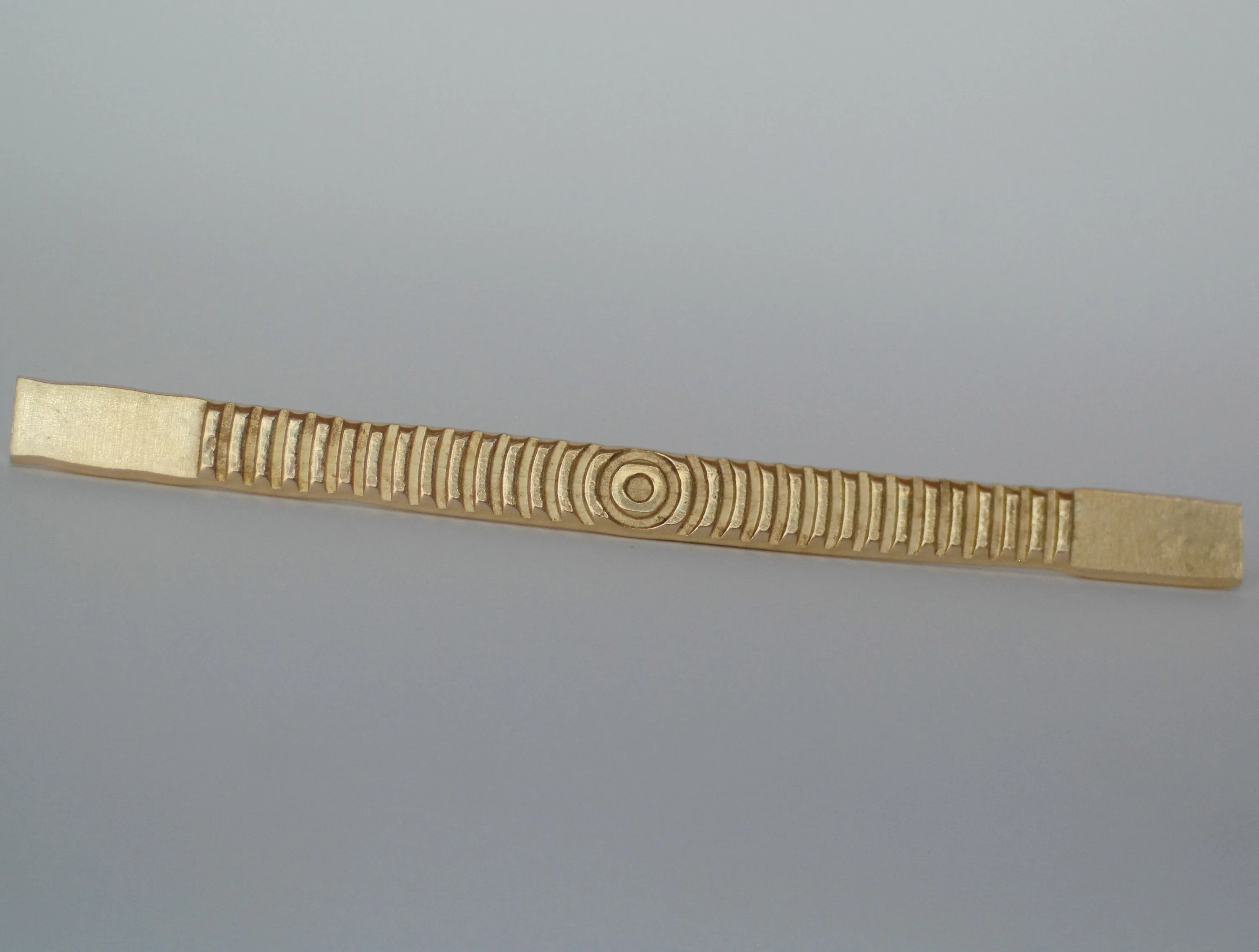 Ring band blank strip with circle texture, Solid copper, raw brass, pure bronze, Nickel silver