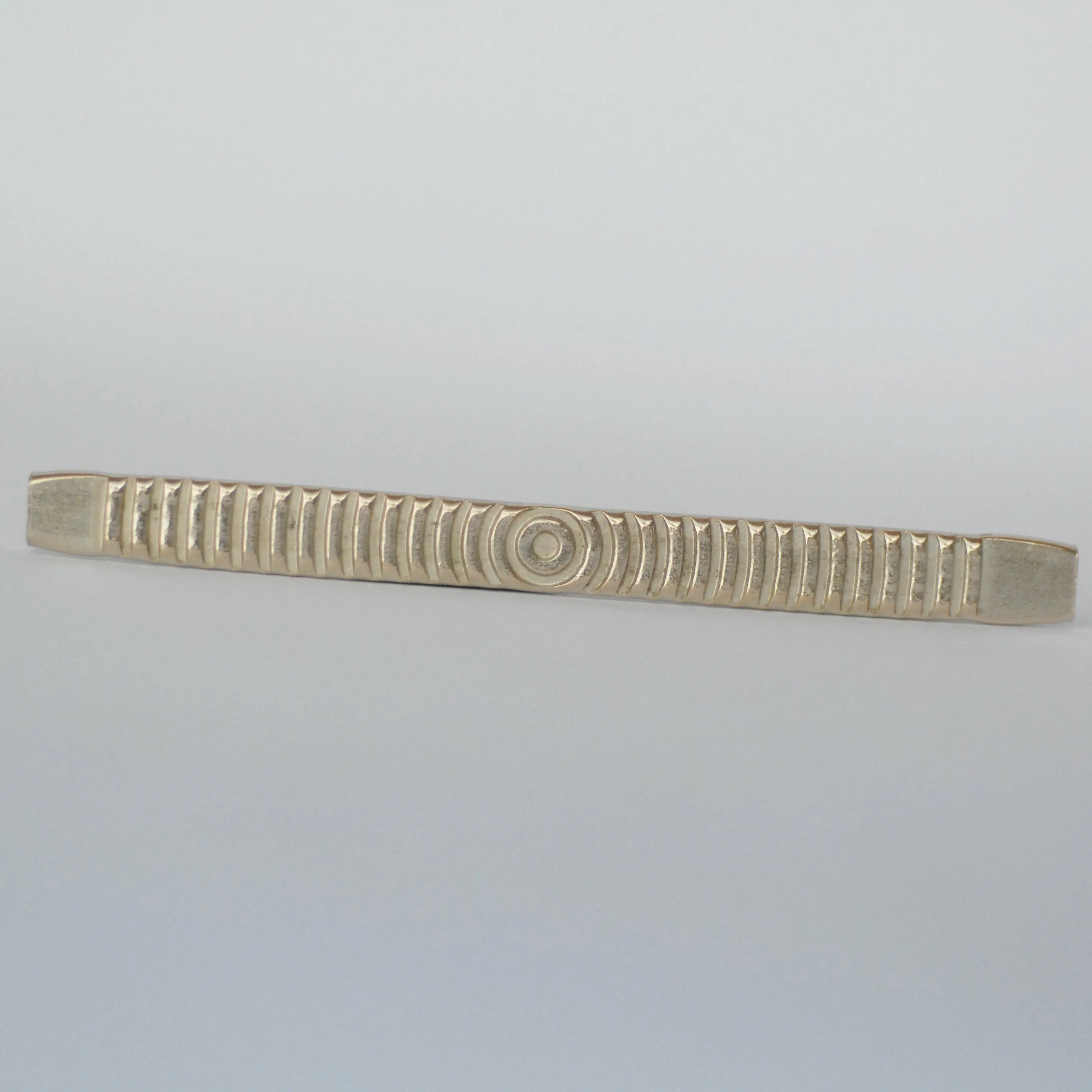 Ring band blank strip with circle texture, Solid copper, raw brass, pure bronze, Nickel silver