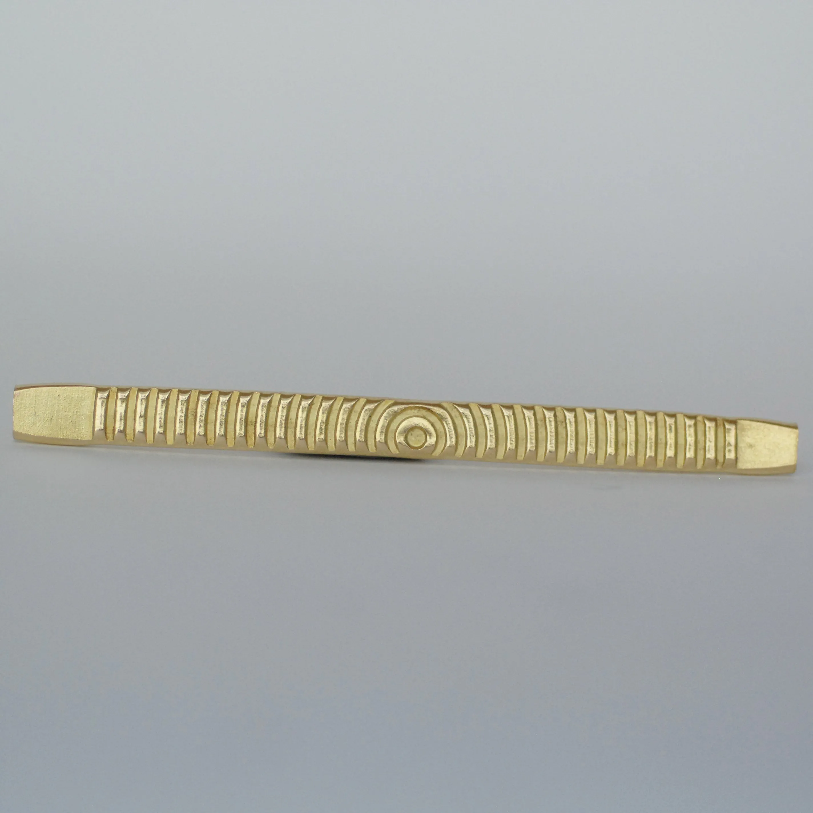 Ring band blank strip with circle texture, Solid copper, raw brass, pure bronze, Nickel silver