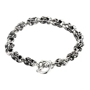 Rope Chain Sterling Silver Bracelet