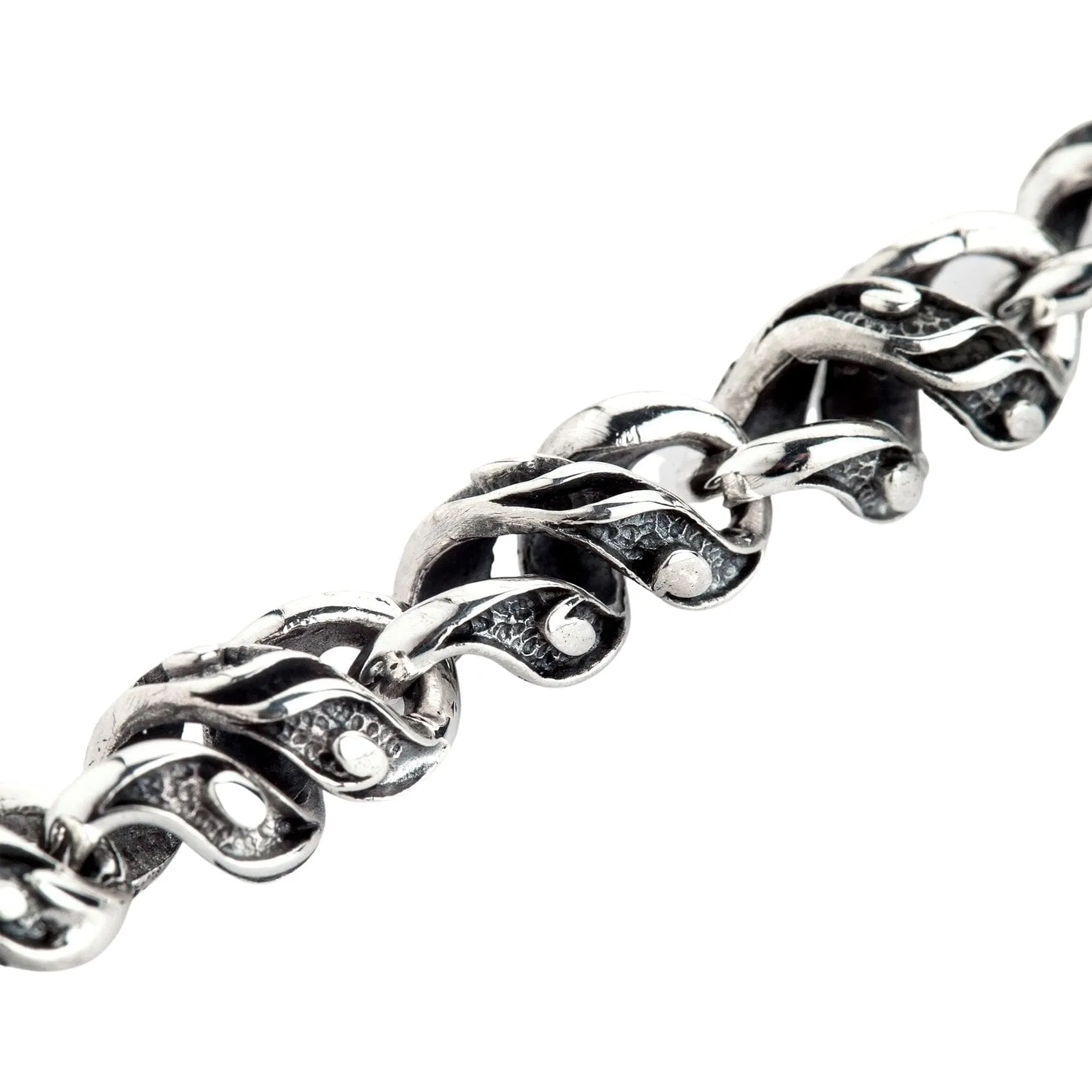 Rope Chain Sterling Silver Bracelet