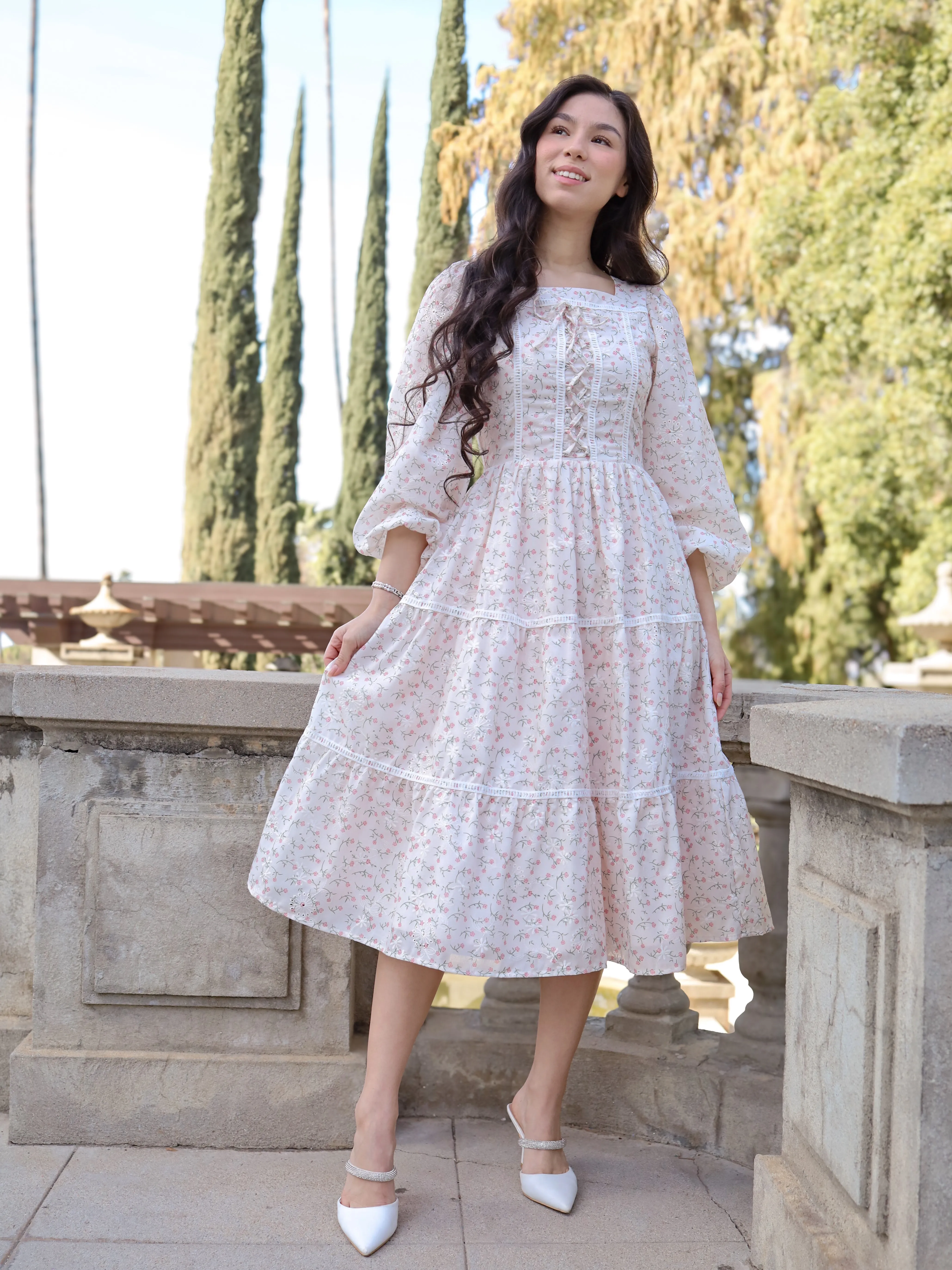 Rosette Whimsy Dress