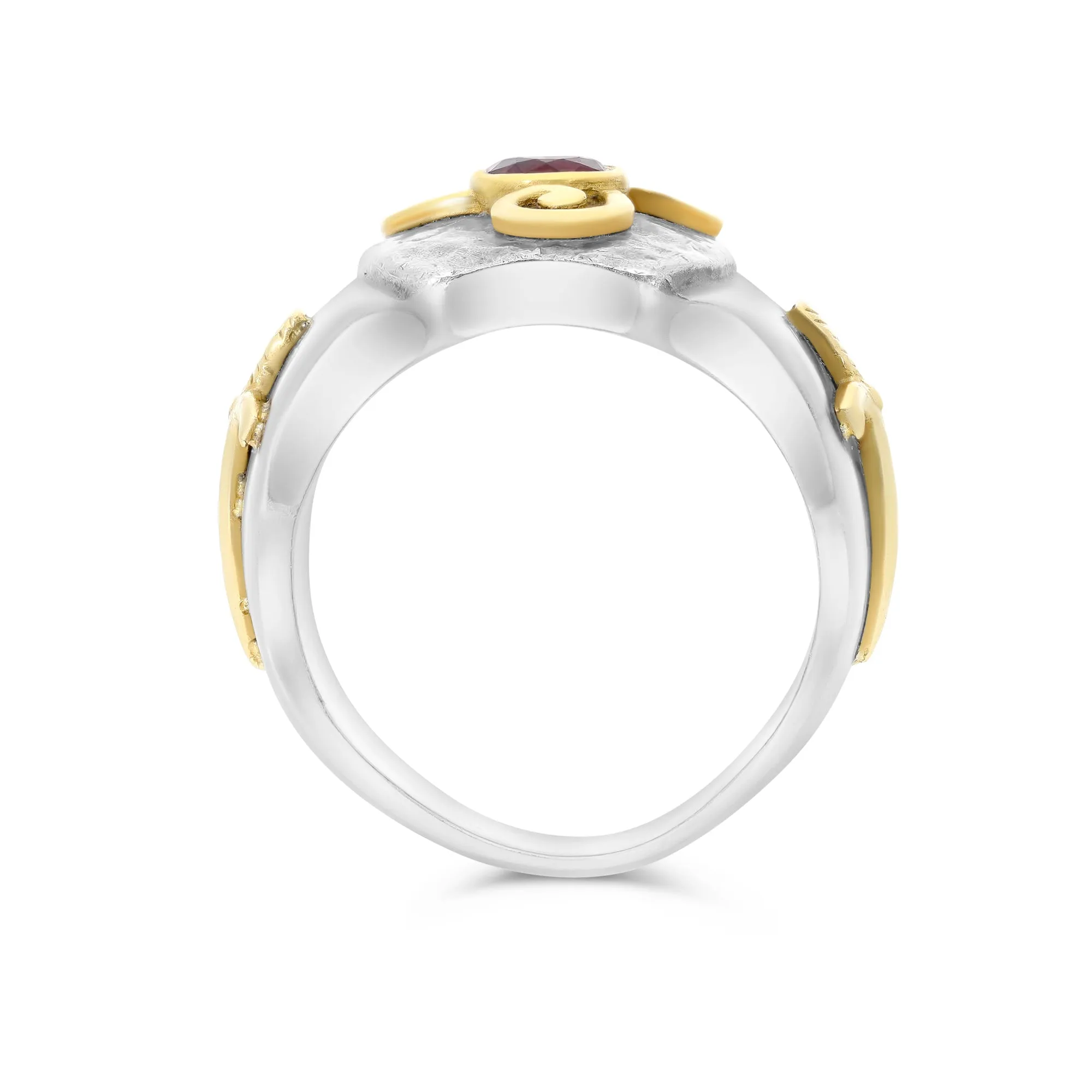 Ruby Knights Men's Signature Ring