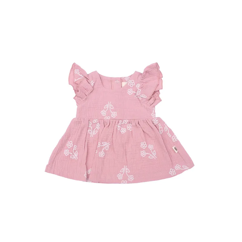 Ruffle Dress - Bouquet