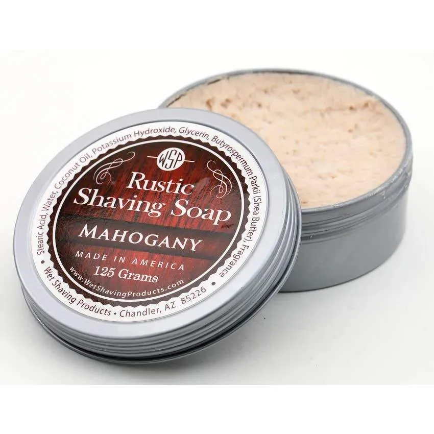 Rustic Shaving Soap - Mahogany
