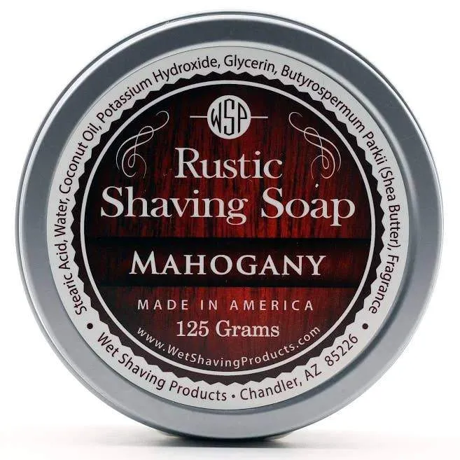Rustic Shaving Soap - Mahogany