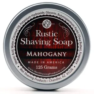 Rustic Shaving Soap - Mahogany