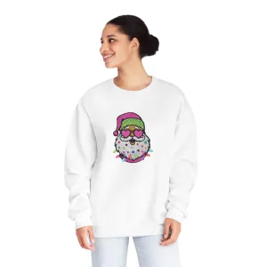 Santa Pink Oversized Crewneck Sweatshirt