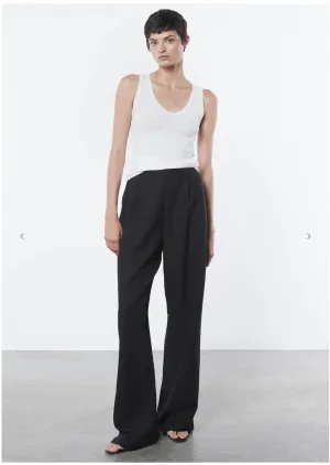 SCALLOP EDGE POINTELLE TANK