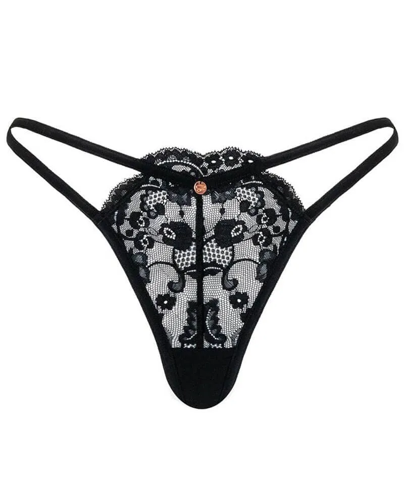 Scantilly Embrace Thong - Black