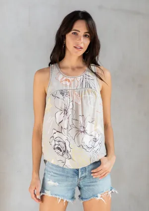 Secret Garden Floral Tank Top