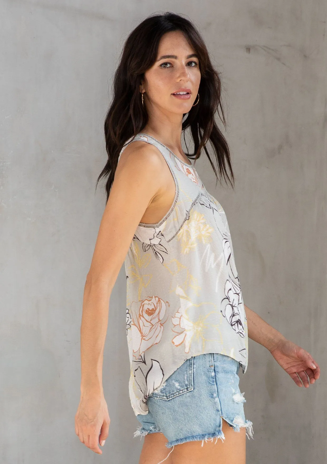 Secret Garden Floral Tank Top