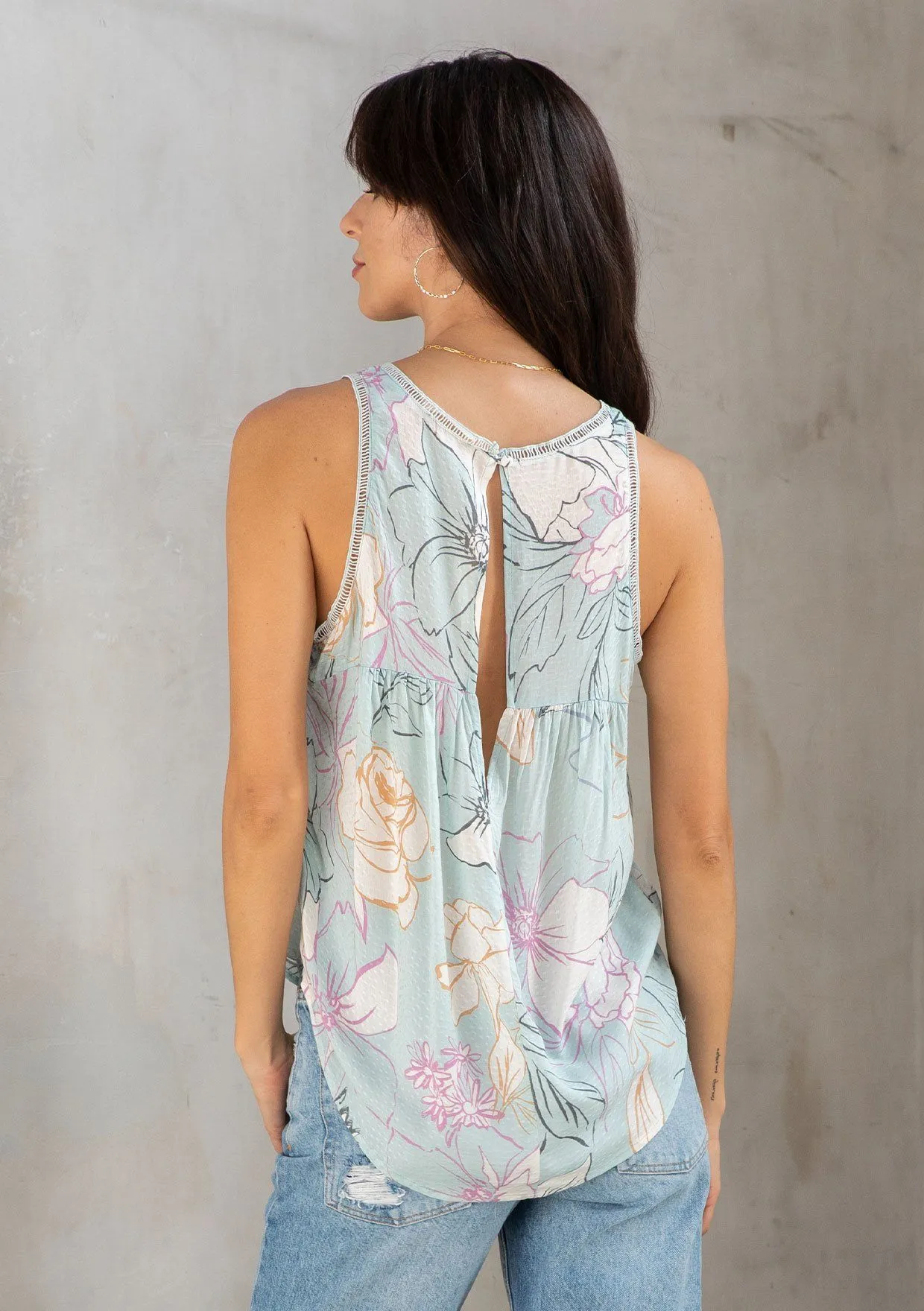 Secret Garden Floral Tank Top