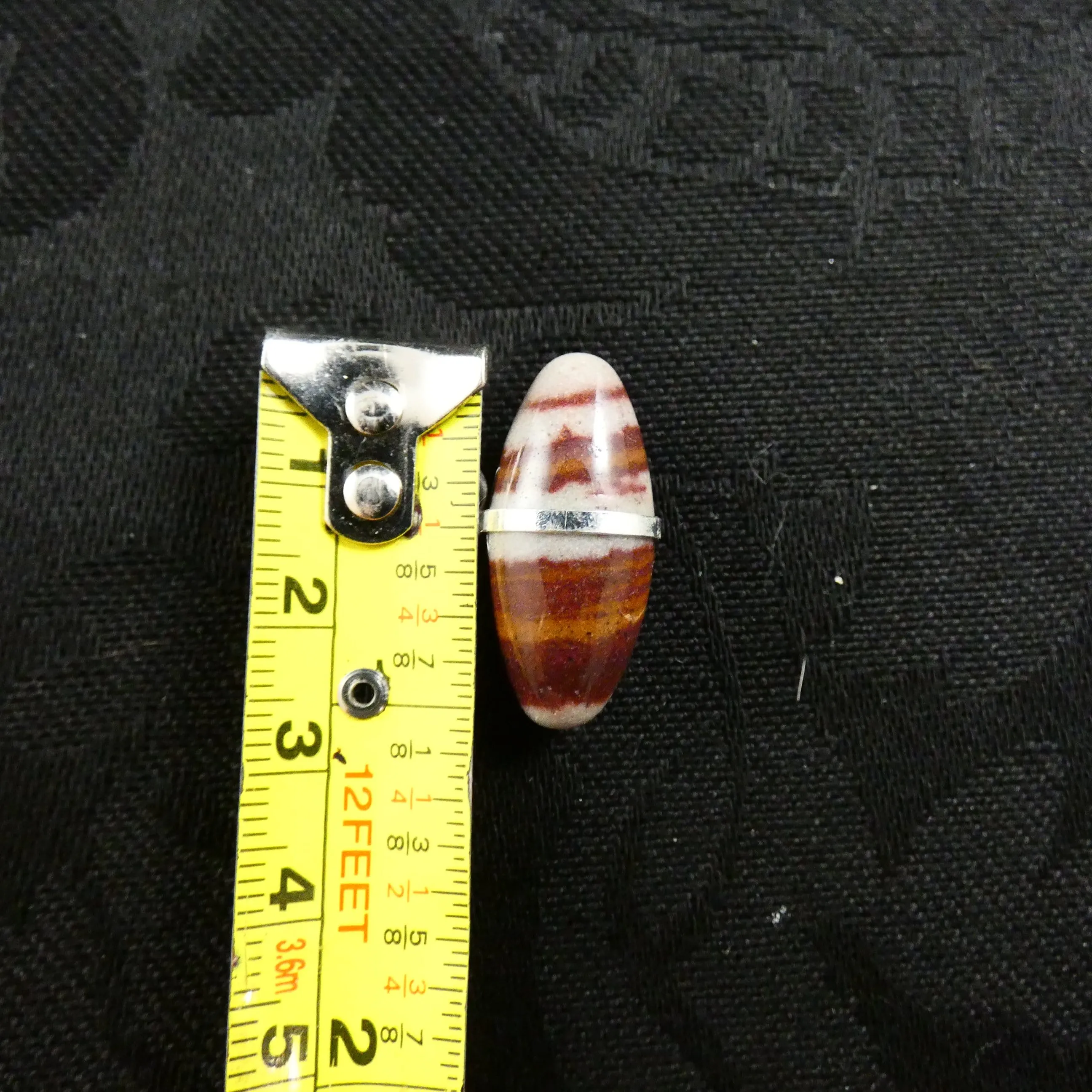 Shiva Stone Middle Wrapped Pendant