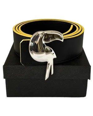 Signature Belt - Yellow & Silver