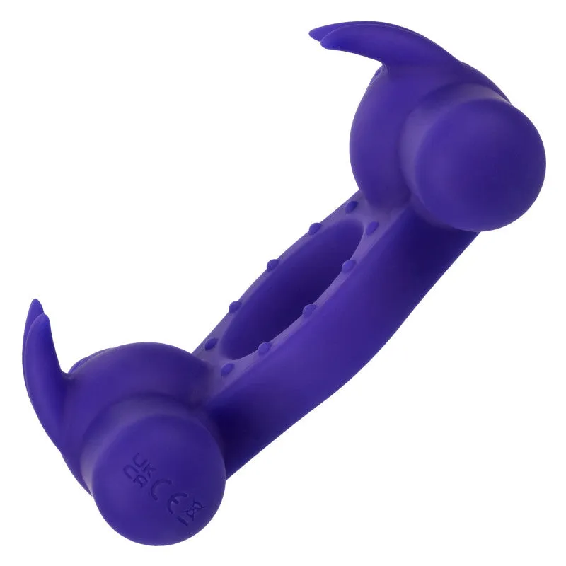 Silicone Rechargeable Triple Orgasm -  Purple