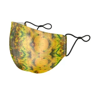Silk Face Mask (Unisex)(WindSong Flower) RJSTH@Fabric#1 RJSTHS2021 RJS