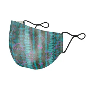Silk Face Mask (Unisex)(WindSong Flower) RJSTH@Fabric#8 RJSTHS2021 RJS
