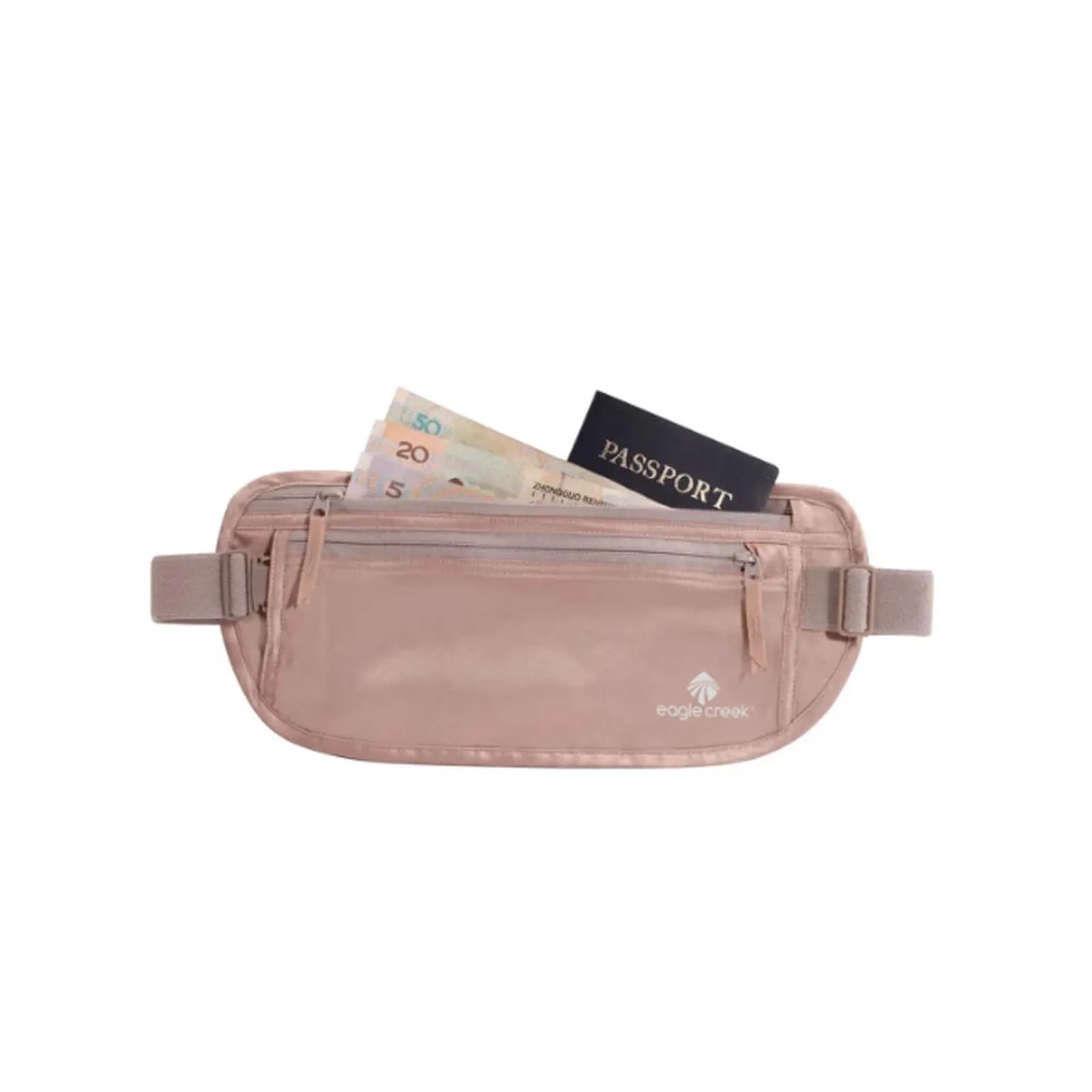Silk Undercover Money Belt Rose