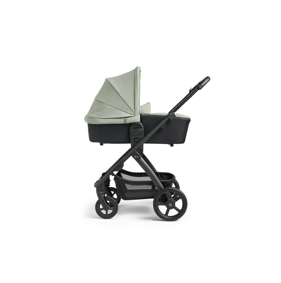 Silver Cross Tide, Cabriofix i-Size Complete Travel System - Sage (Black Chassis)