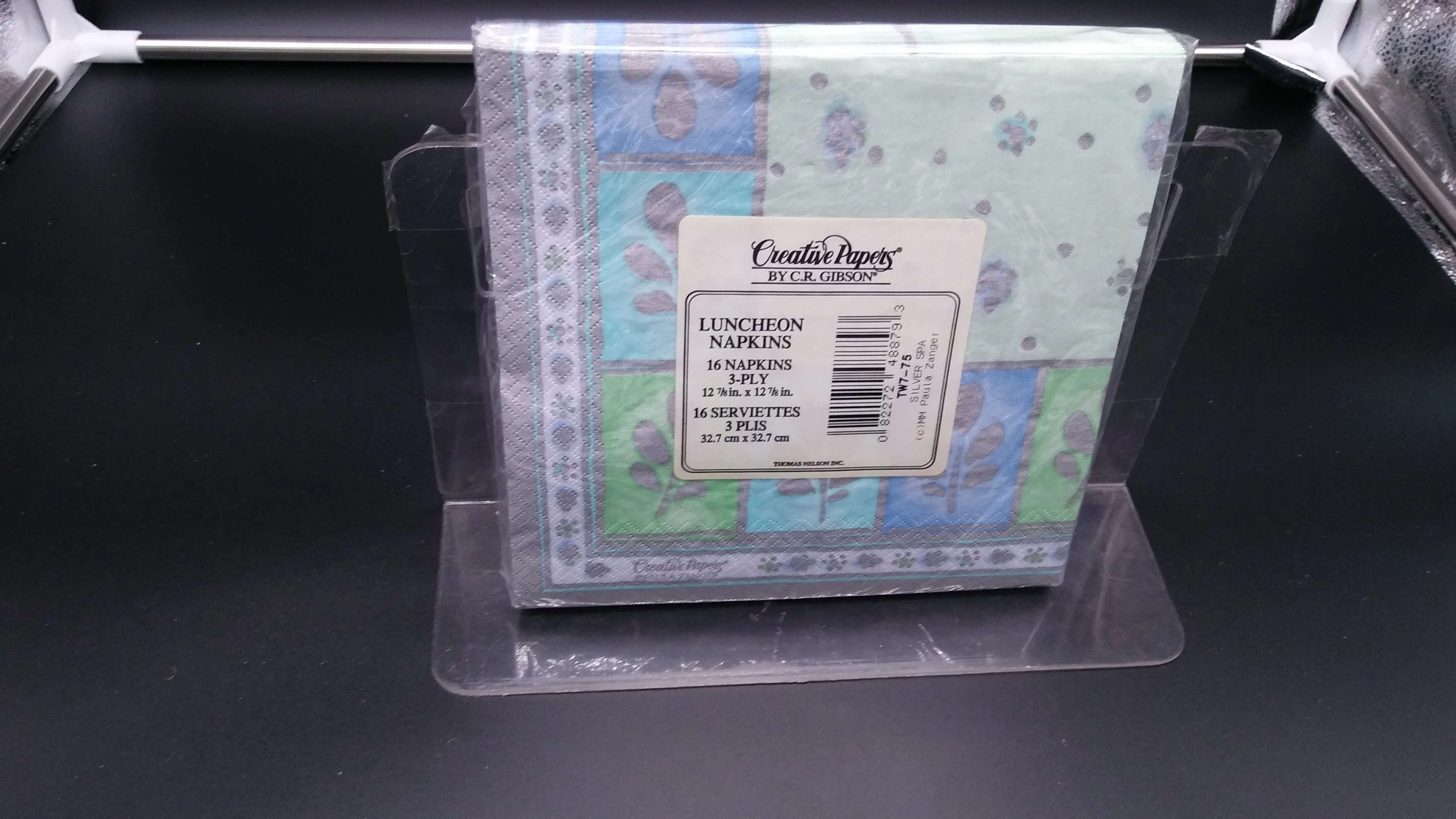 SILVER SPA PAPER LUNCHEON NAPKINS