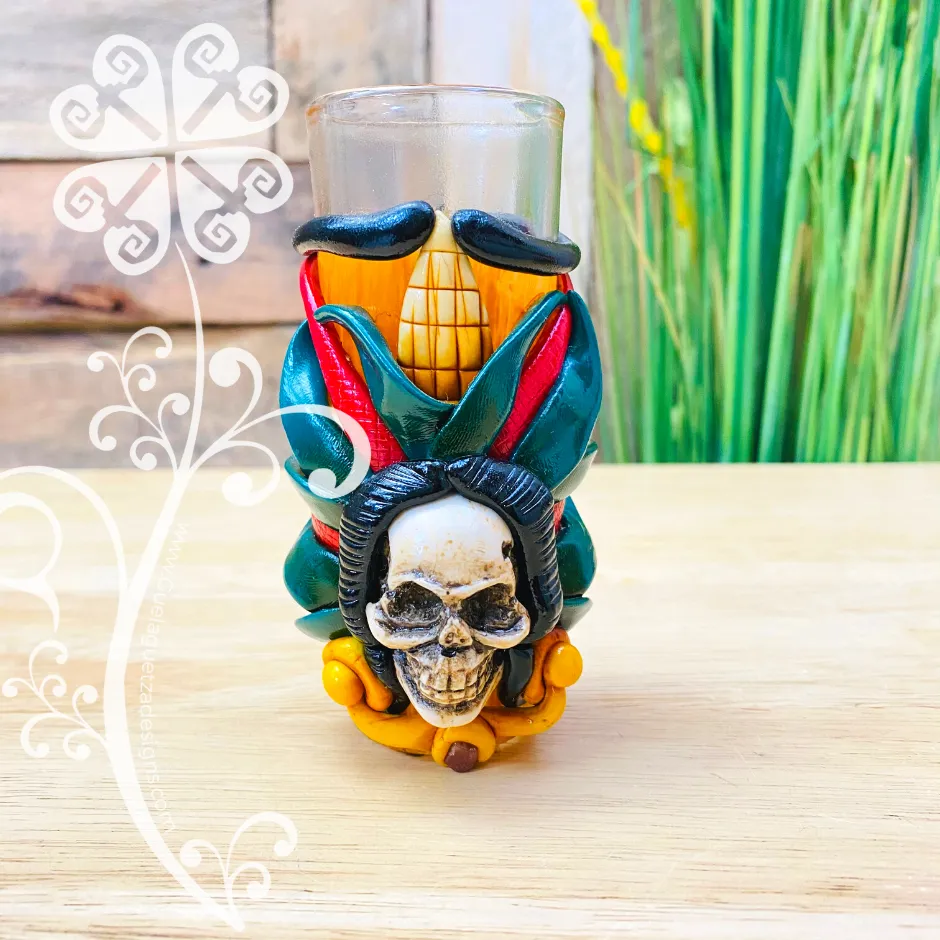 Skull Designs Tequila Shot Glass