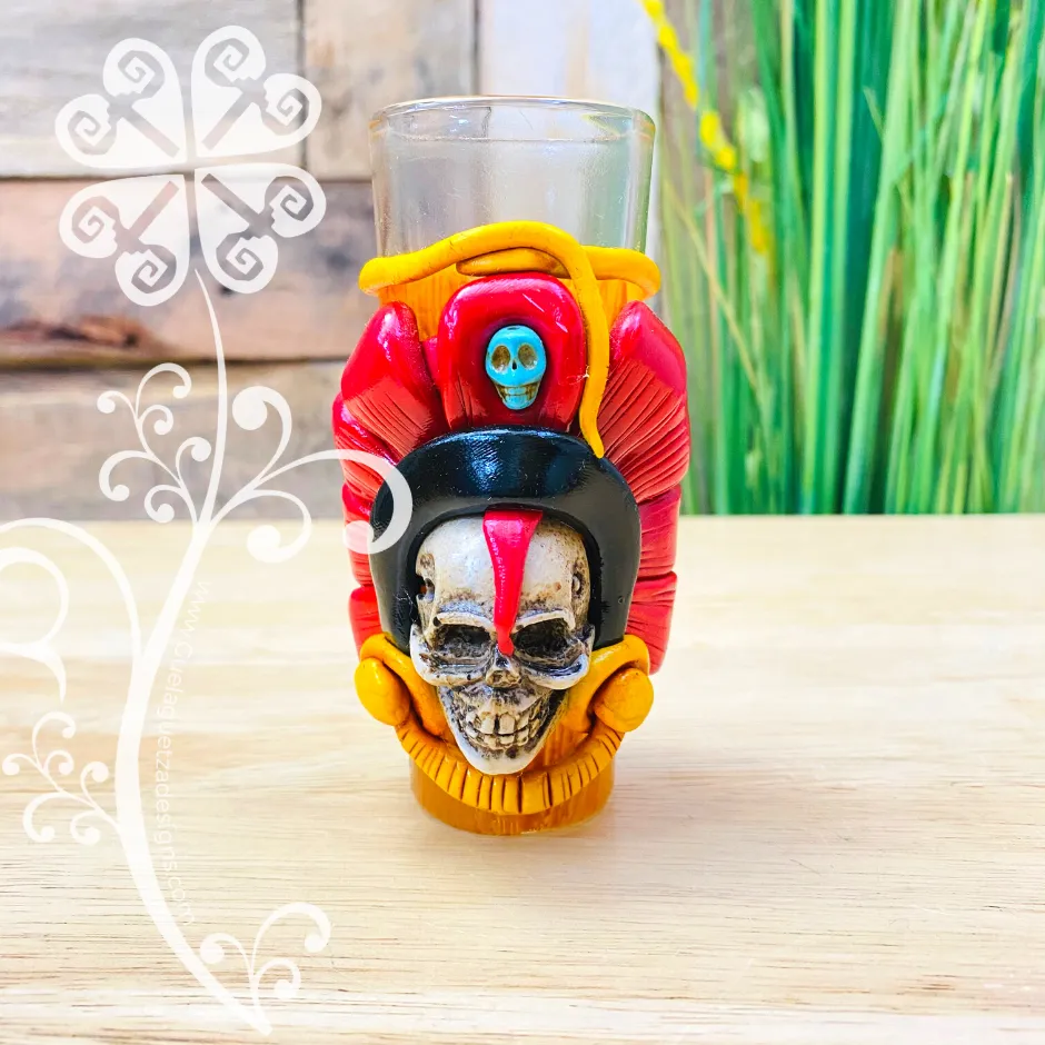 Skull Designs Tequila Shot Glass