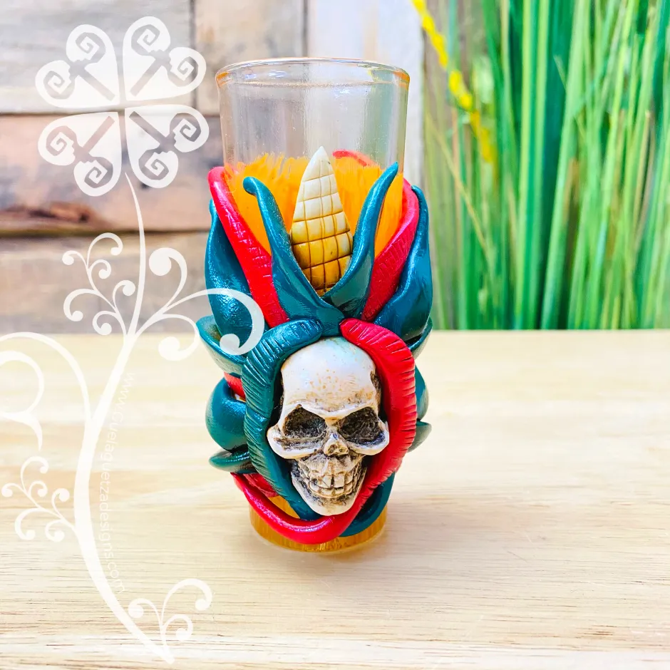 Skull Designs Tequila Shot Glass