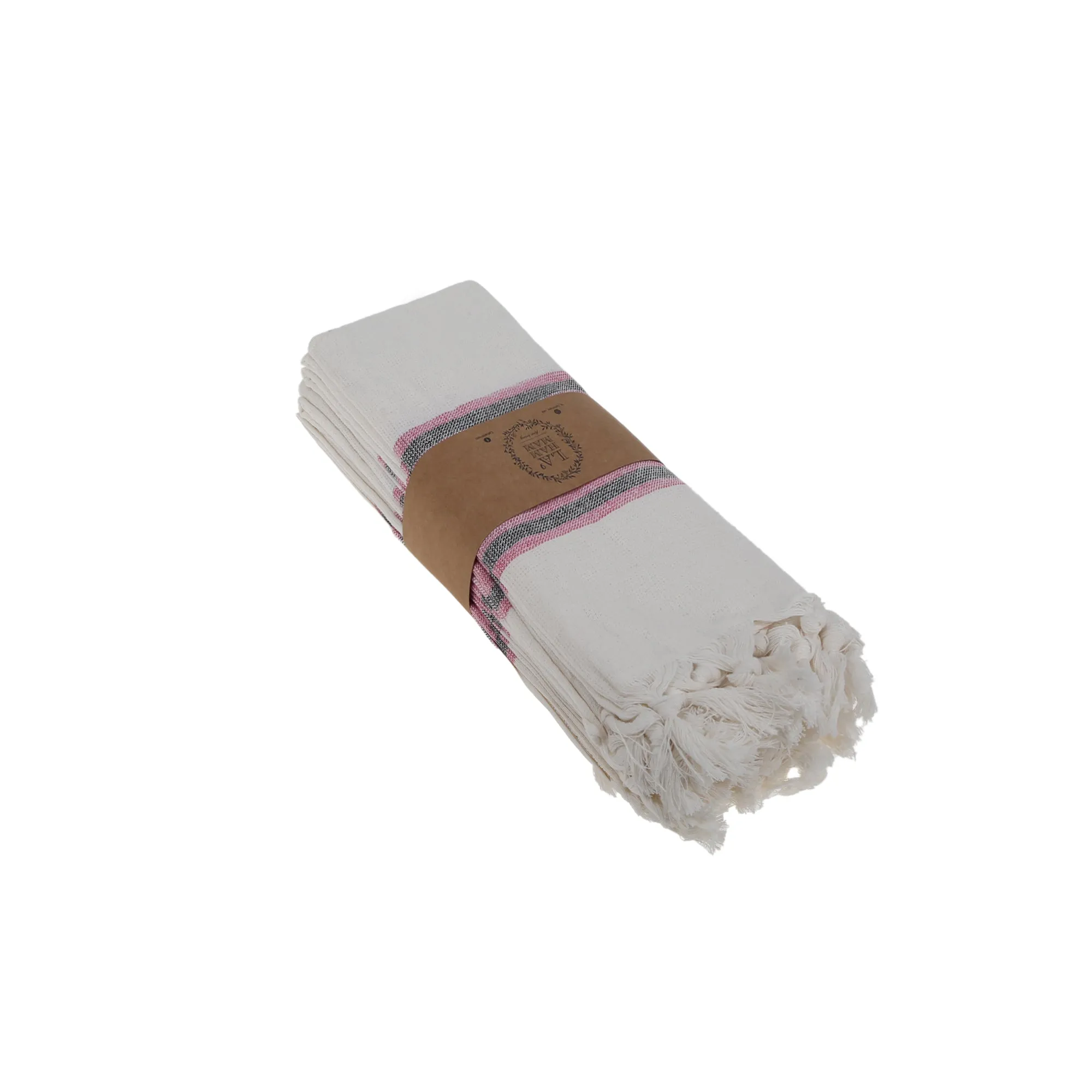 Smyrna Turkish Hand / Kitchen Towel 4 pack 23x17in by La'Hammam