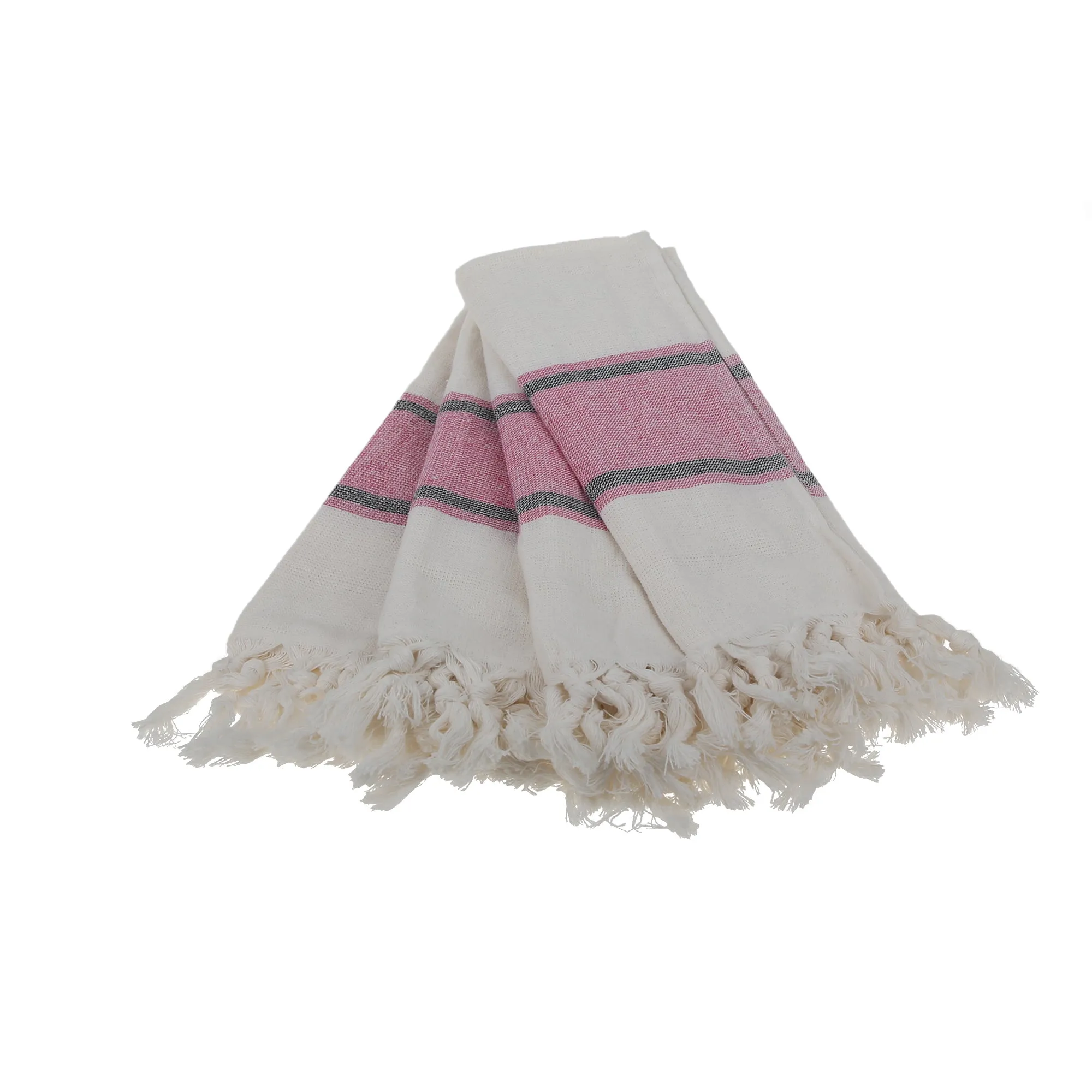 Smyrna Turkish Hand / Kitchen Towel 4 pack 23x17in by La'Hammam