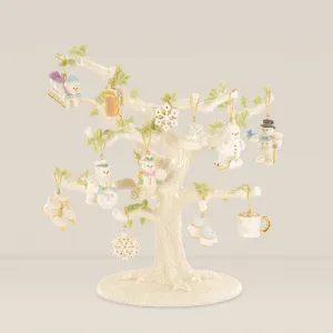 Snow Pals Christmas 12-Piece Ornament   Tree Set