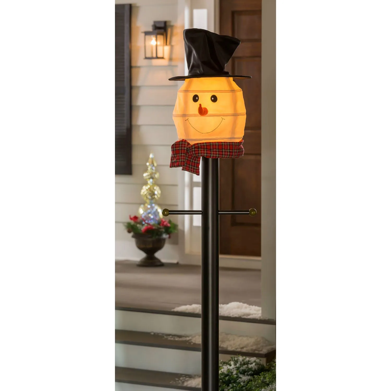 Snowman Lamp Post Buddy,2lp1213